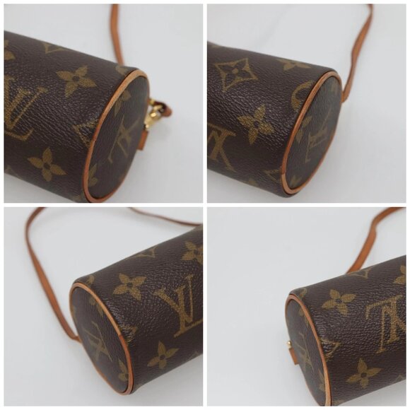 LOUIS VUITTON Monogram Papillon Pouch LV Auth 132871 - Picture 16 of 16